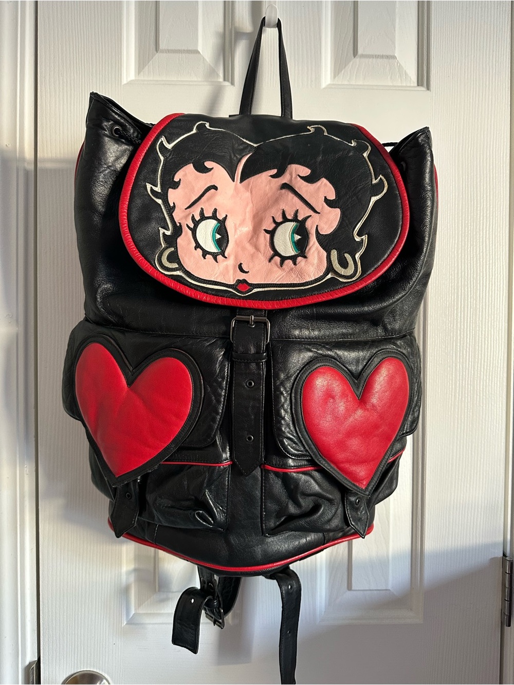 BETTY BOOP XL Soft Leather Backpack